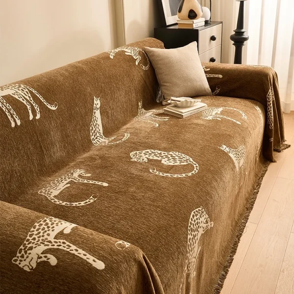Waterproof Leopard Sofa Cover