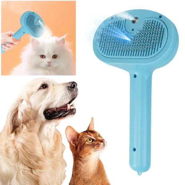 Steam Pet Grooming Brush
