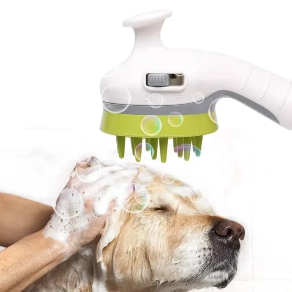 Pressure-Boost Pet Shower Brush