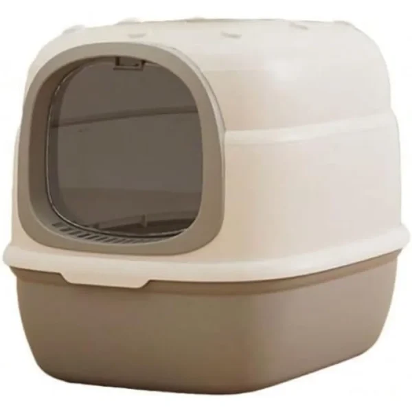 Flip-Top Covered Litter Box
