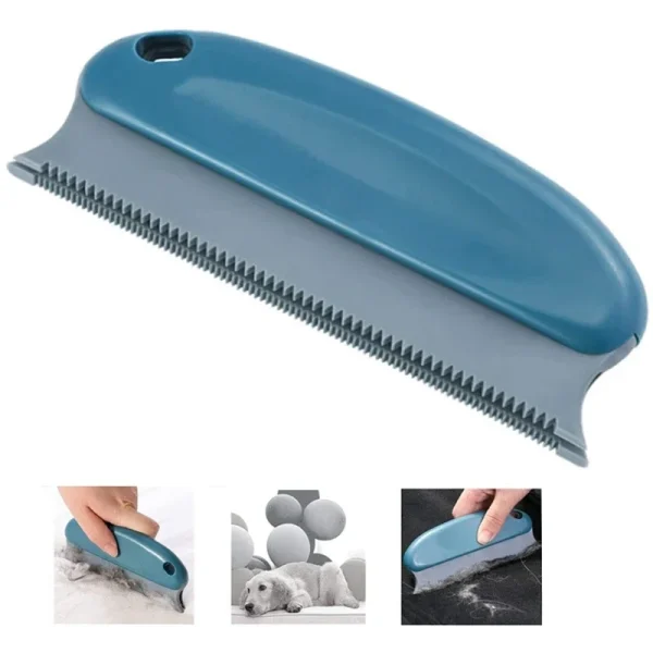 Dual-Edge Pet Hair Cleaning Brush
