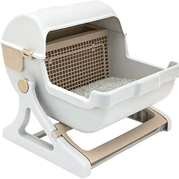 Semi-Auto Quick Clean Litter Box