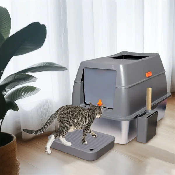 Extra Large Stainless Steel Litter Box