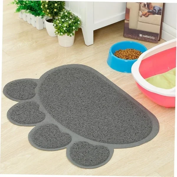 Paw Print Litter Catcher Mat