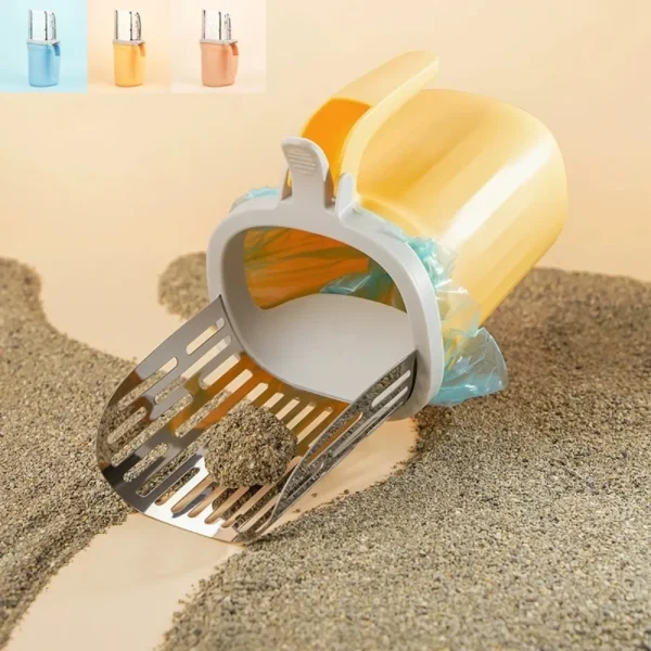 Bag-Ready Litter Scoop