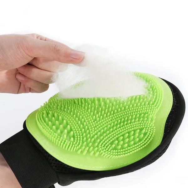 Double-Sided Pet Bath Glove
