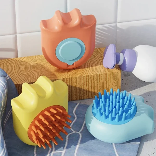 Shampoo Dispensing Pet Brush