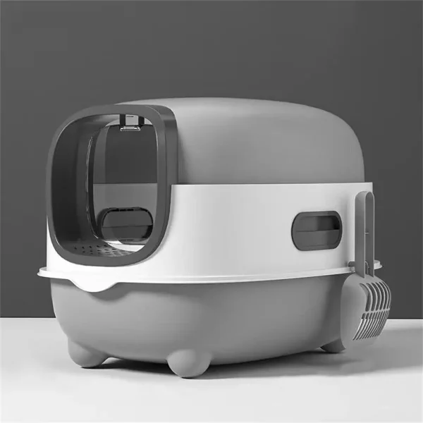 Oval Hooded Litter Box